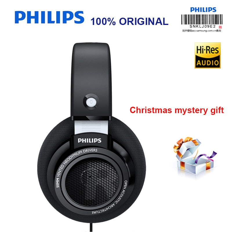 Philips SHP9500 Professional Earphone with 3m Long Wired Headphones for xiaomi SamSung S9 S10 MP3 Support official verification - Jogoda