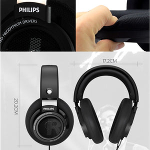 Philips SHP9500 Professional Earphone with 3m Long Wired Headphones for xiaomi SamSung S9 S10 MP3 Support official verification - Jogoda