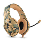 Load image into Gallery viewer, Camouflage Army Gaming Headphones Active Noise Canceling for Computer PS4 PSP phone 3.5mm Wired headset with Microphone - Jogoda
