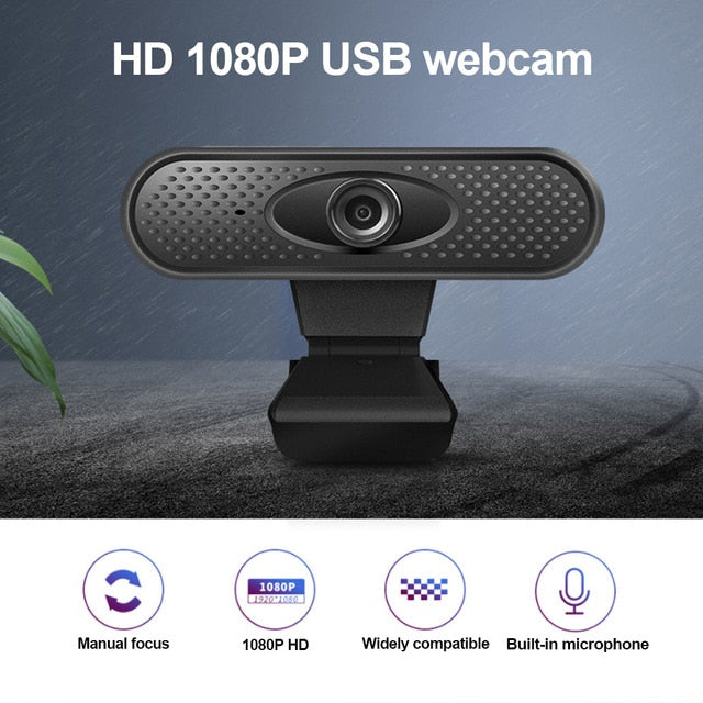 HD 1080p Webcam Computer Camera ― For Video-Casting, Teaching - Jogoda