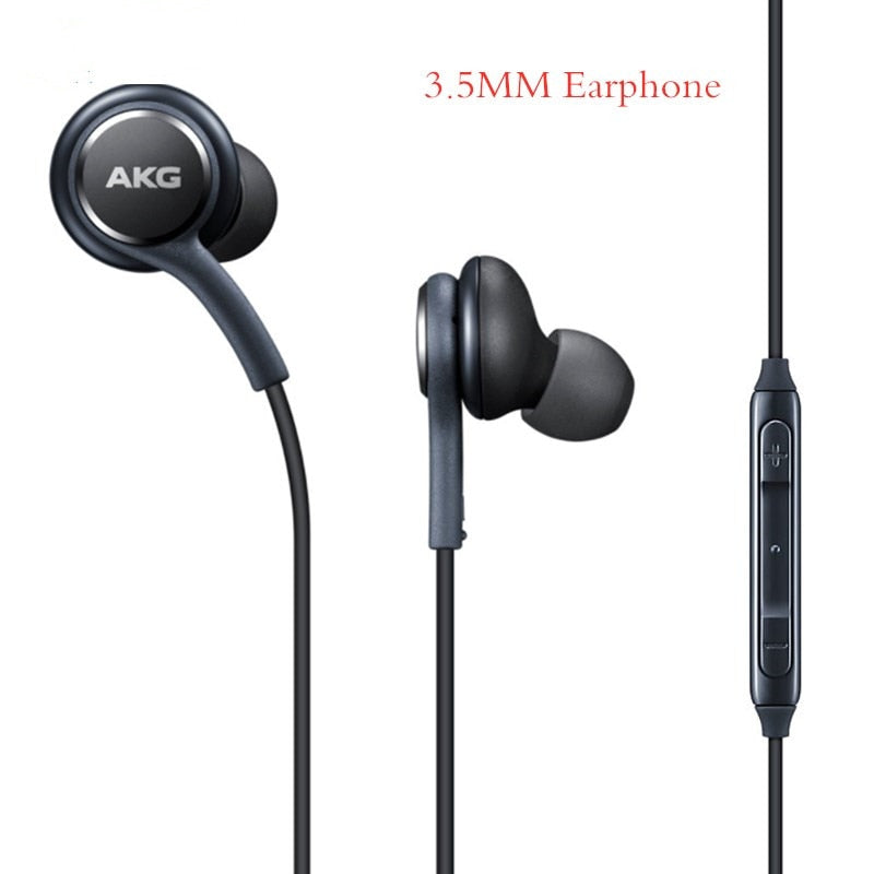 Original For Samsung 3.5mm Earphones In-ear Wired Mic Volume Control Headset for AKG Galaxy S10 S9 S8 S7 S6 Plus C5 C7 C9 pro - Jogoda