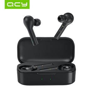 QCY T5 Bluetooth 5.0 wireless earphones sport running earbuds Touch control & comfortable wearing with dual Mic - Jogoda