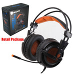 Load image into Gallery viewer, Sades A6 Gaming Headset Gamer Headphones 7.1 Surround Sound Stereo Earphones USB Microphone Breathing LED Light PC Gamer - Jogoda
