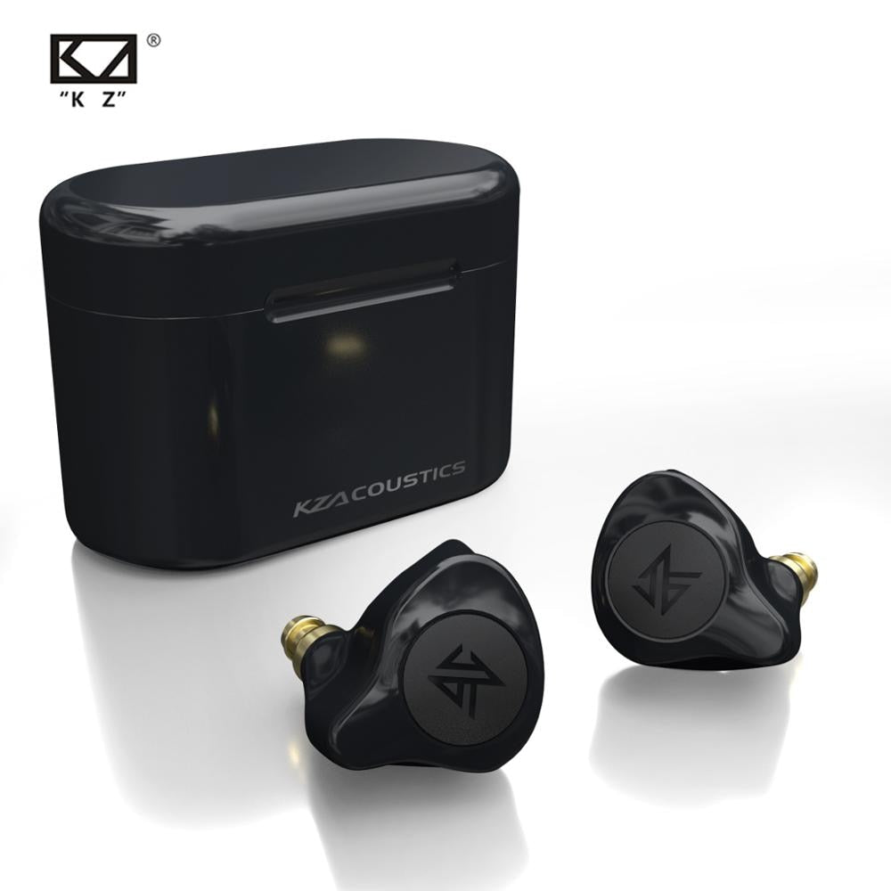 KZ S2 True Wireless TWS Earphones Bluetooth v5.0 Hybrid 1DD+1BA Game Earbuds Touch Control Noise Cancelling Sport Headset - Jogoda