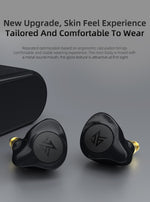 Load image into Gallery viewer, KZ S2 True Wireless TWS Earphones Bluetooth v5.0 Hybrid 1DD+1BA Game Earbuds Touch Control Noise Cancelling Sport Headset - Jogoda
