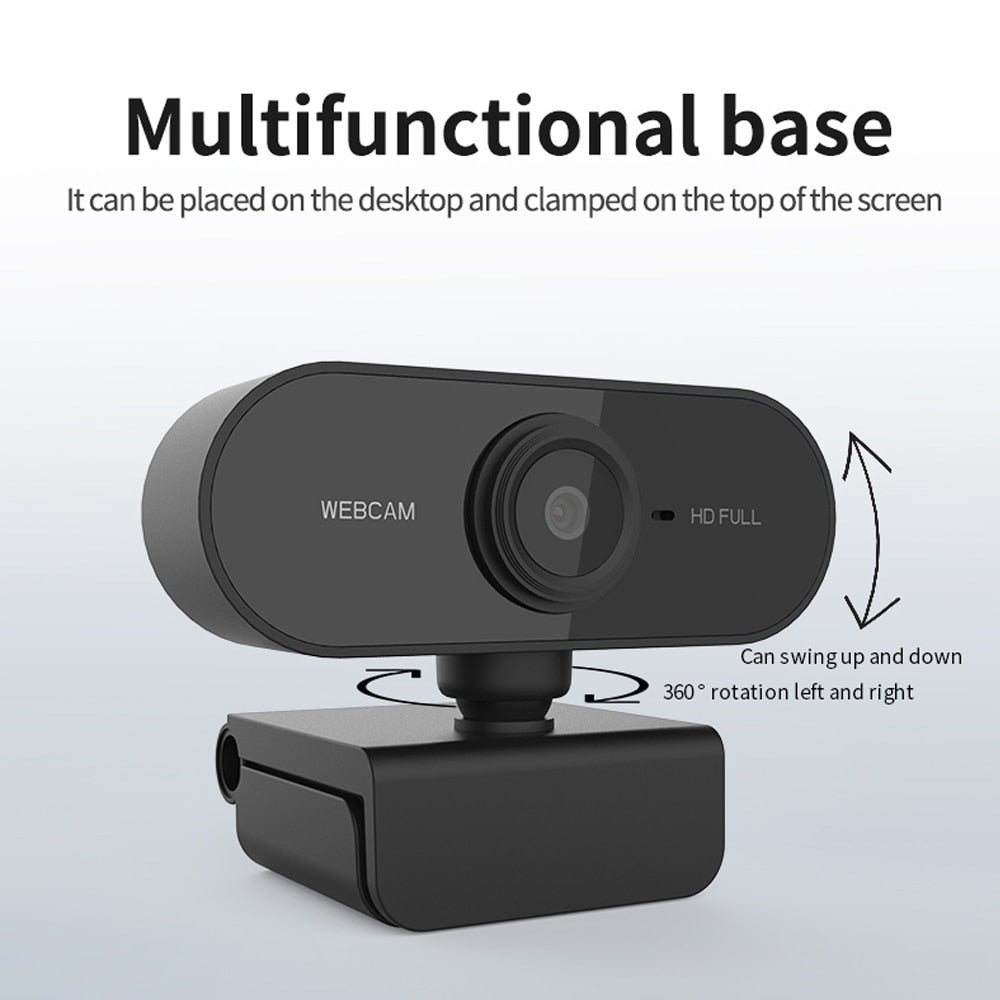 HD Webcam Camera with Built-In Microphone ― For YouTube Video-Casting & Conferencing - Jogoda