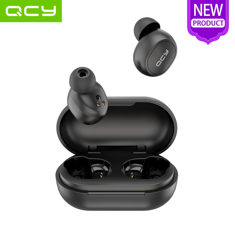 QCY T4 TWS Bluetooth V5.0 Sports Wireless Earphones APP customization 3D Stereo Earbuds Mini in Ear Dual Microphone - Jogoda